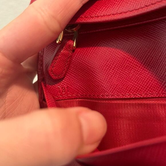Prada Milano Red Long Snap Wallet - Picture 6 of 15